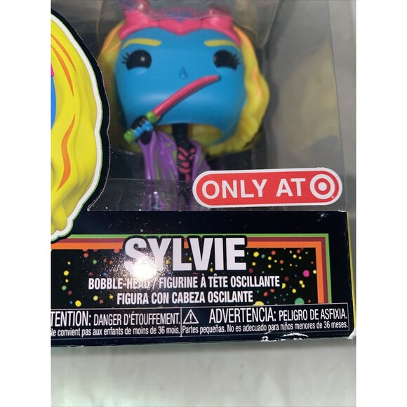 Funko POP Marvel Sylvie Loki #988 Blacklight Special Edition New Box Damage - Picture 2 of 8